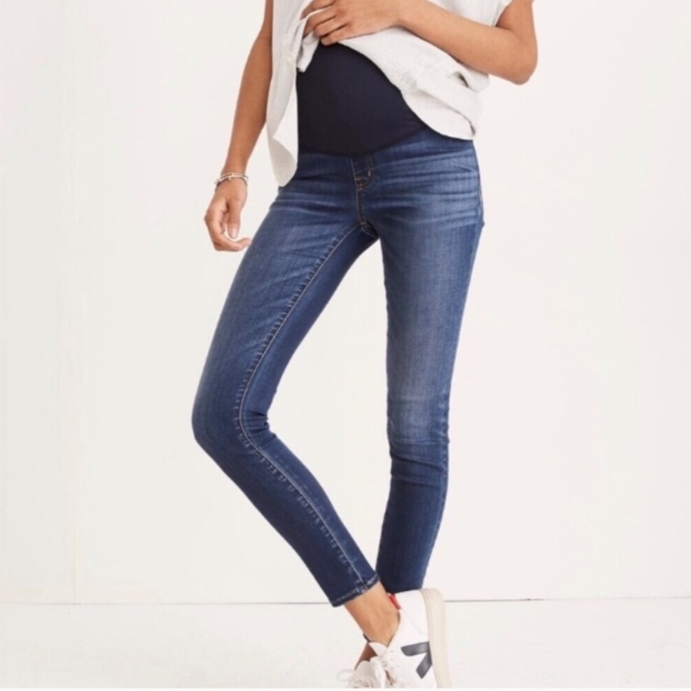 NEW Madewell Maternity Over-the-Belly Skinny Jeans